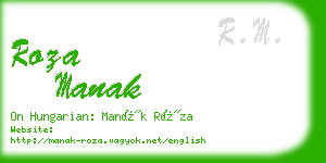 roza manak business card